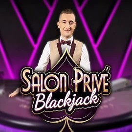Blackjack Salon Privé online game logo by Ezugi on safe-casino.co.nz