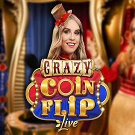 Official Live Casino logo: Crazy Coin Flip by Evolution at Safe Casino