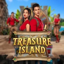 Treasure Island slot logo by Pragmatic Play at Safe Casino